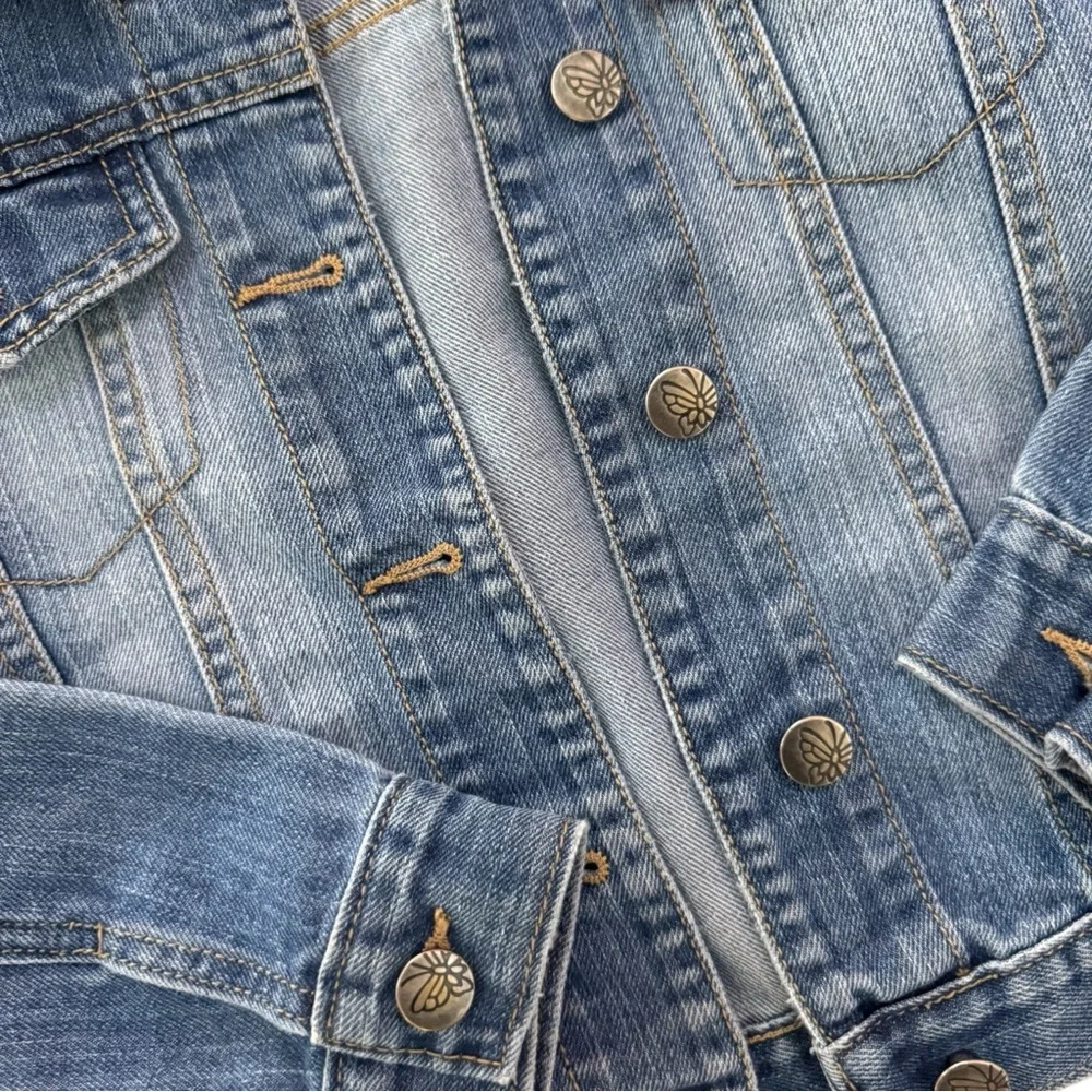 The Children's Place Blue Denim Jean Jacket Medium 7/8